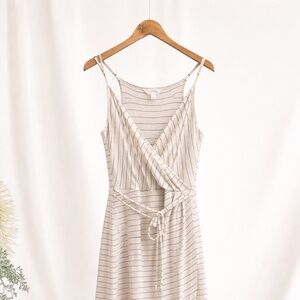 Market & Spruce Striped Wrap Dress – Women’s Medium